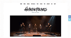 Desktop Screenshot of humanophones.com