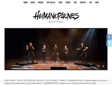 Tablet Screenshot of humanophones.com